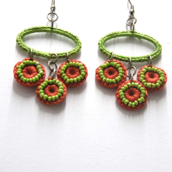 Cercei handmade Blooming Spring