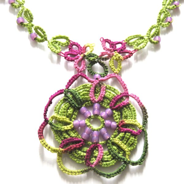 Colier handmade Spring Rose