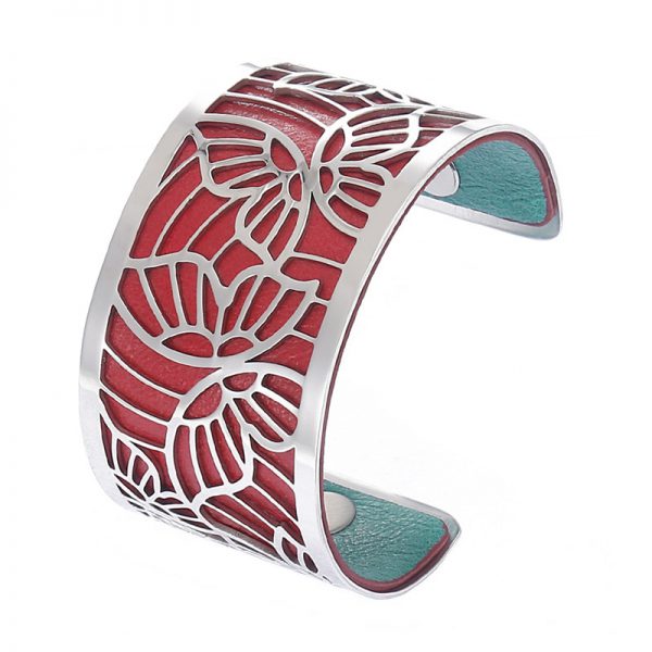 Brățară Butterfly 40 MM Roșu și Turcoaz - imagine 4