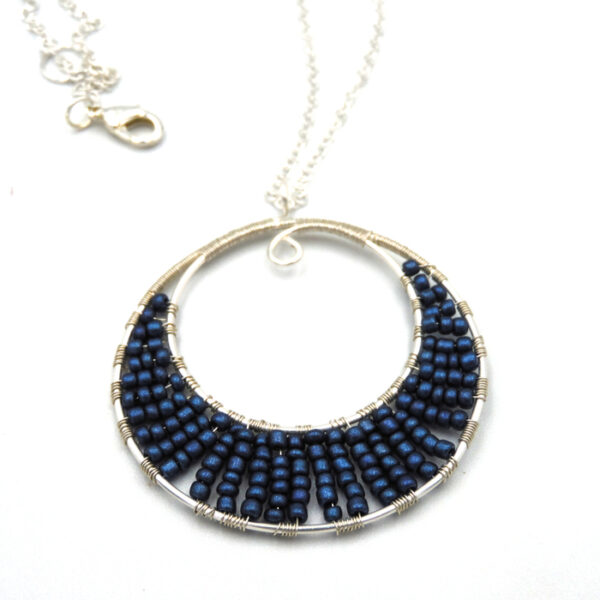 Colier Navy Blue