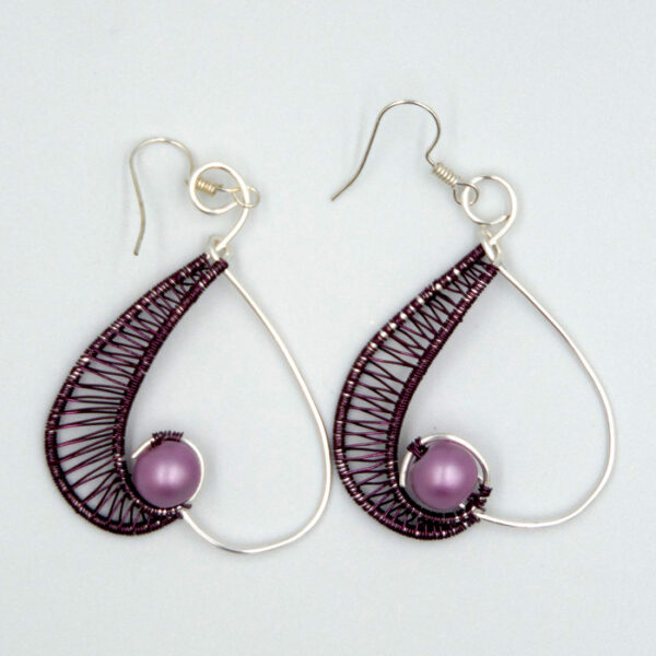 Cercei handmade Heart of Silver - imagine 2