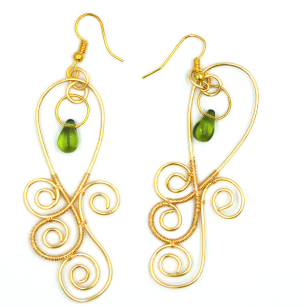Cercei Teardrop Gold
