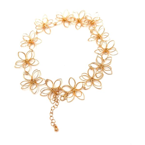 Colier choker Infinite Flower