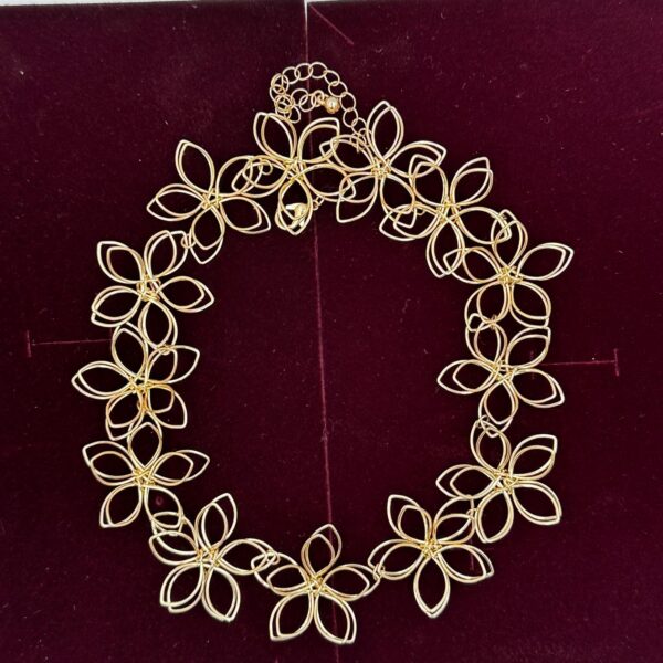 Colier choker Infinite Flower - imagine 5