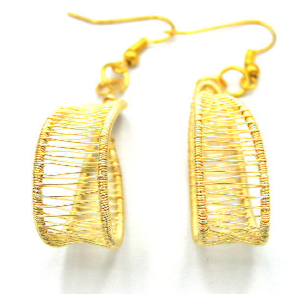 Cercei handmade Wire Lace - imagine 5